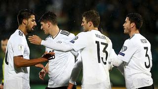 Alemania aplastó 8-0 a San Marino con hat-trick de Gnabry