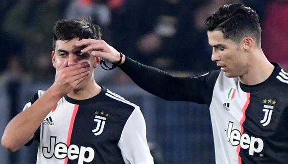 Dybala y Ronaldo comparten ataque en Juventus. (Foto: AFP)