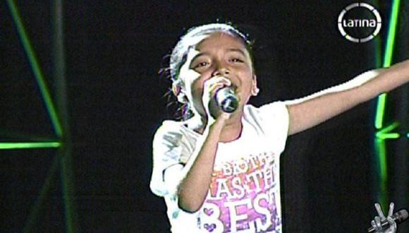 "La voz kids": Valeria Zapata impresiona con su canto