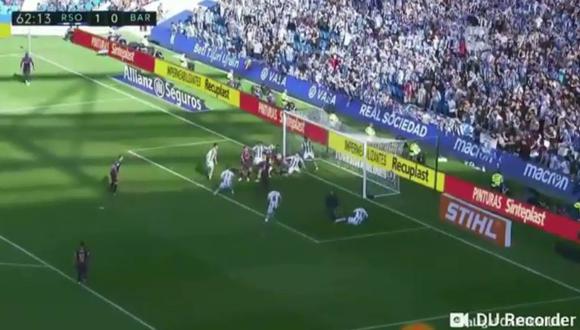 Barcelona vs. Real Sociedad EN VIVO ONLINE: el gol de Luis Suárez para el 1-1 | VIDEO