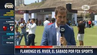 River Plate vs. Flamengo: periodista de Fox Sports se declaró hincha de Real Garcilaso y pidió salir como ‘mascota’ el domingo [VIDEO]
