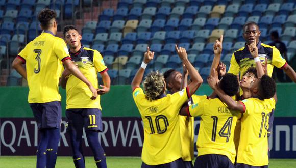 Ecuador logró imponerse a Australia en la primera jornada del grupo B del Mundial Sub 17. | Foto: @FEFecuador