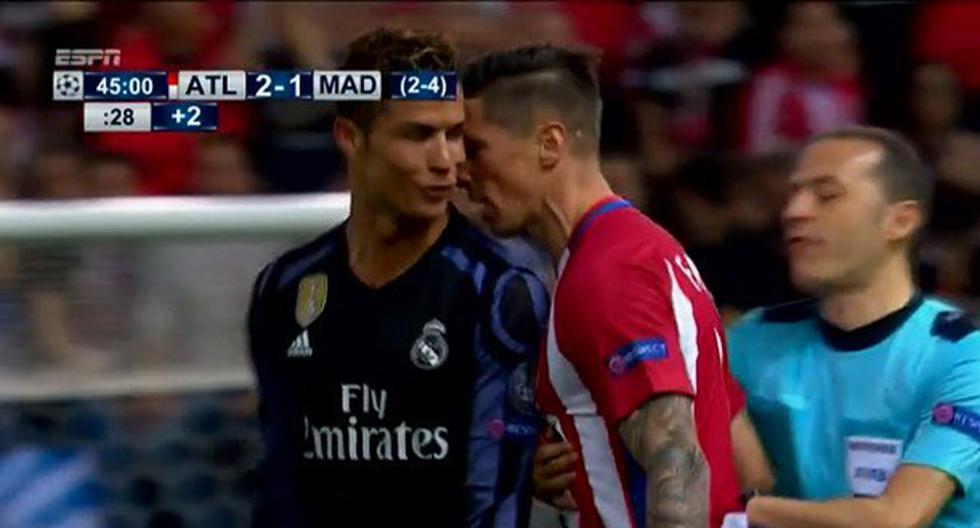 Cristiano Ronaldo se burló del \"Niño\" Torres, que no dudó en responderle y pecharlo. (Video: FOX Sports)