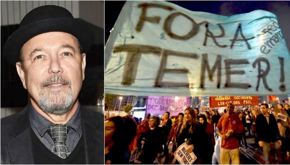 Rubén Blades habla de Brasil y el desgaste de la politiquería