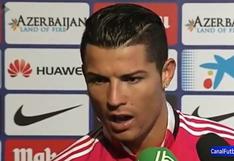 Cristiano Ronaldo arremetió contra periodista tras derrota de Real Madrid | VIDEO
