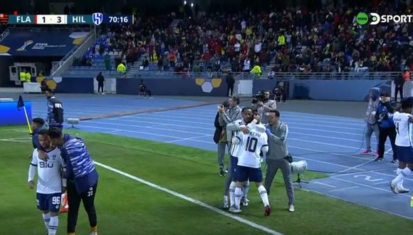 El argentino marcó el tercero para Al Hilal y dejó a su equipo a medio paso de llegar a la final del Mundial de Clubes. (Foto: DirecTV Sports)