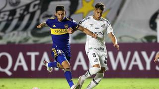 Boca Juniors cayó ante Santos por la Copa Libertadores 2021
