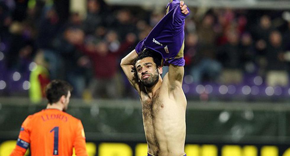 Mohamed Salah es figura en la Fiorentina. (Foto: EPA)