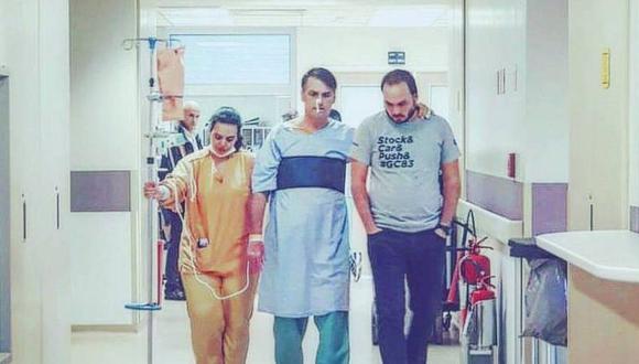 Jair Bolsonaro, un ex capitán del Ejército de Brasil y diputado de 63 años, recibió el 6 de setiembre en una puñalada que le provocó tres perforaciones en el intestino delgado. (Foto: Facebook)
