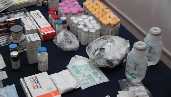 Durante el 2021, se destruyeron 4 toneladas de medicamentos nocivos para la salud incautados en operativos. (Foto: GEC)