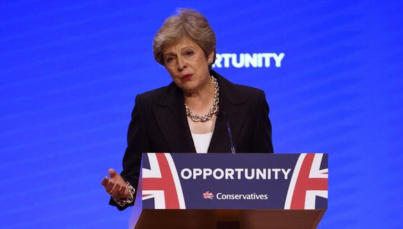 Theresa May pide al Parlamento que apoye su plan del "brexit" por "interés nacional". (AFP)