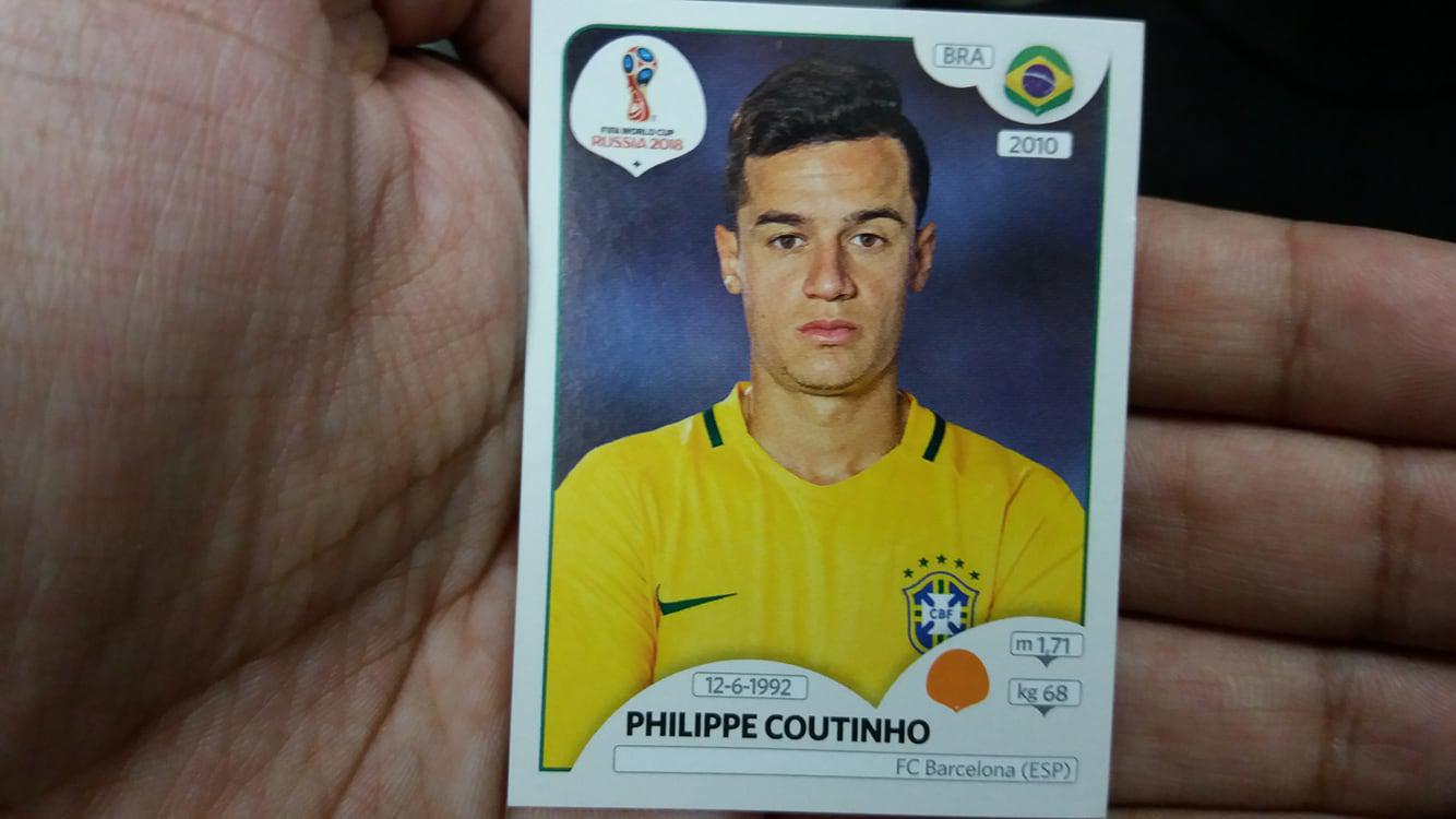 Coutinho. (Foto: Panini)