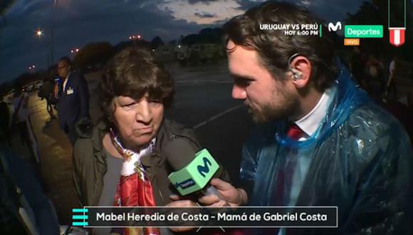 Costa inició como titular el primer duelo entre Perú y Uruguay en octubre. (Movistar Deportes)