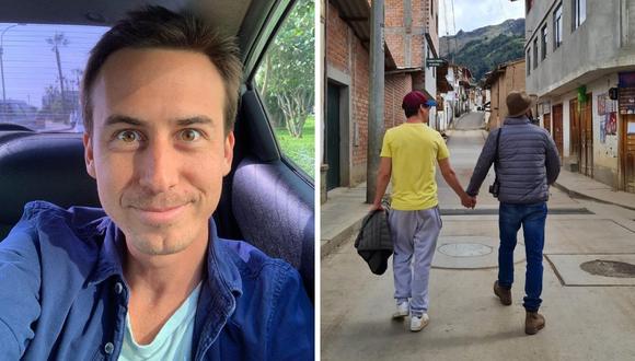 Bruno Ascenso y su novio Adrián Bello iniciaron el año visitando paisajes de Áncash. (Foto: Instagram)