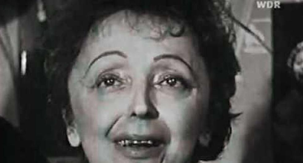 Edith Piaf, recordada cantante francesa (Captura YouTube)