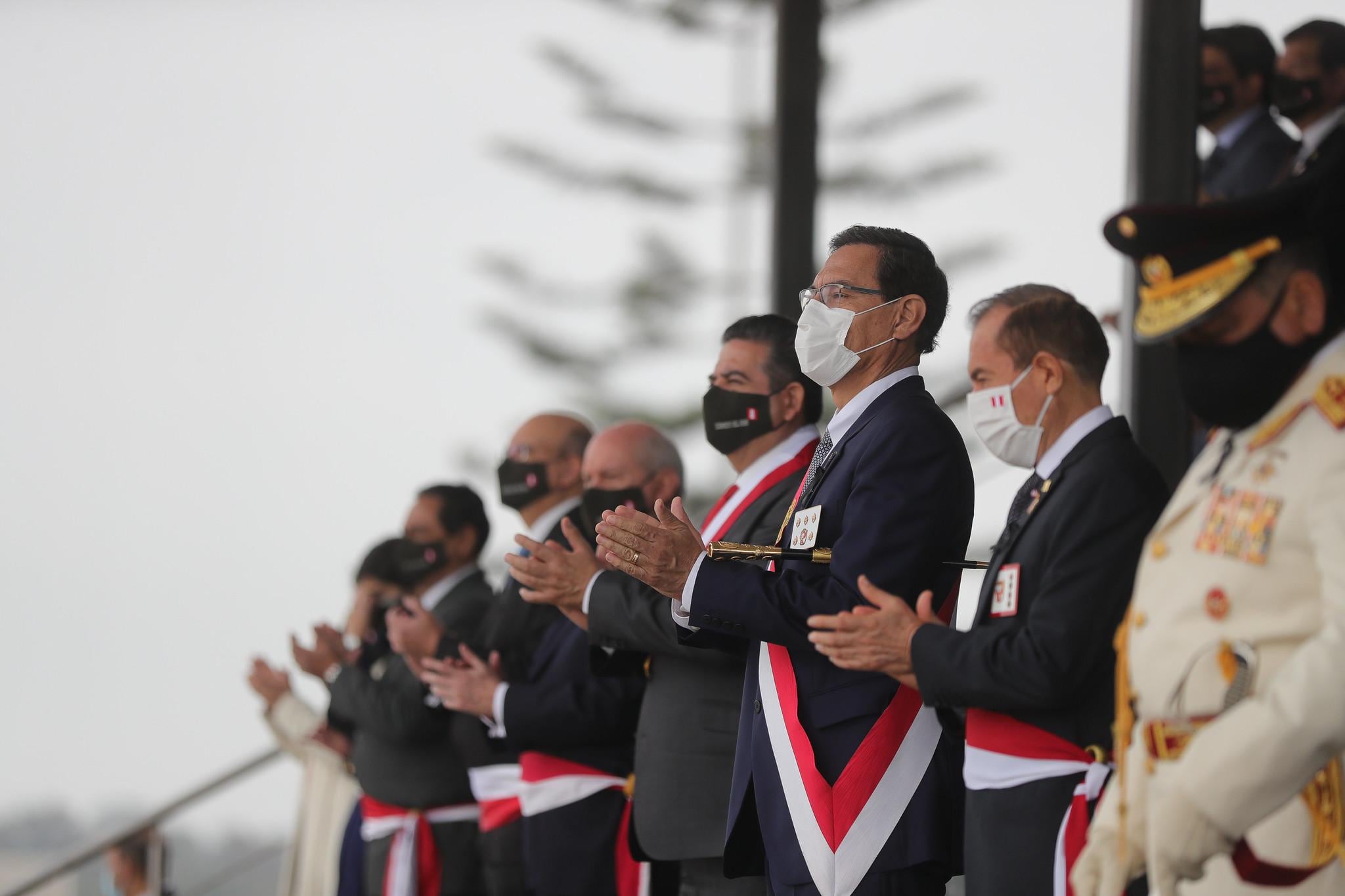 El evento concluyó luego de poco más de una hora, luego del discurso del presidente Martín Vizcarra. (Foto: Presidencia)