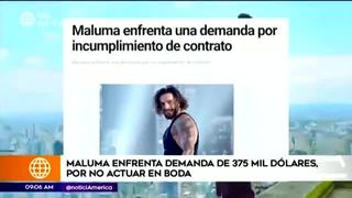 Maluma es denunciado presunto incumplimiento de contrato