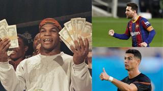 Mike Tyson: los millones que ganó comparados a los salarios de Messi y Cristiano Ronaldo