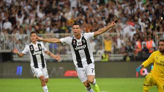 Con gol de Cristiano Ronaldo, Juventus venció 1-0 a Milan y se quedó con la Supercopa de Italia | VIDEO