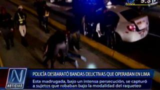 Cae banda de raqueteros tras persecución en Vía Expresa [VIDEO]