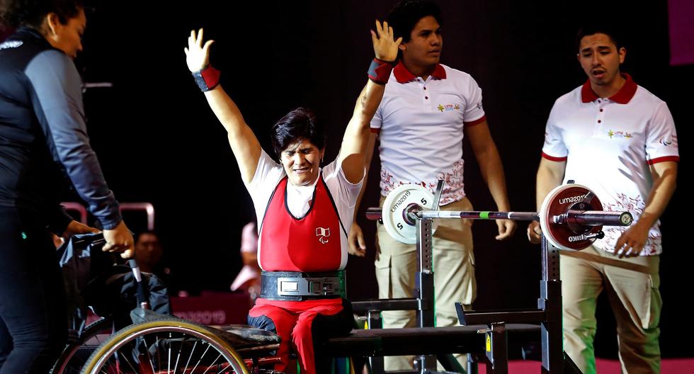 Noemí Vásquez, medalla de bronce en parapowerlifting, en Lima 2019, hoy es imagen de la campaña "Iguales en la vida, iguales en el deporte". (Foto: Lima 2019)