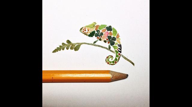 Instagram: artista crea coloridas imágenes utilizando plantas - 5