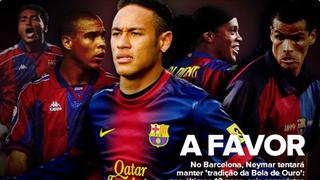 Neymar buscará en Barcelona cumplir el sueño del Balón de Oro