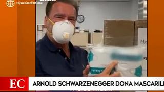 Arnold Schwarzenegger dona un millón de dólares para la compra de equipo médico