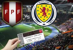 Perú vs Escocia: fecha y hora del sorteo por las entradas al partido amistoso