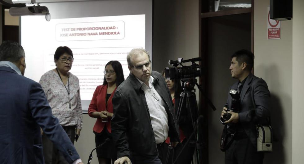 José Antonio Nava llegó tarde a la audiencia, pero a través de su abogado se allanó a la comparecencia junto a Samir Atala. (Foto: Anthony Niño de Guzmán / GEC)