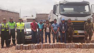 Puno: PNP incauta 174 paquetes de droga camuflados en un camión | FOTOS