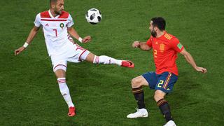 España empató de manera agónica contra Marruecos en el último partido de la fase de grupos del Mundial