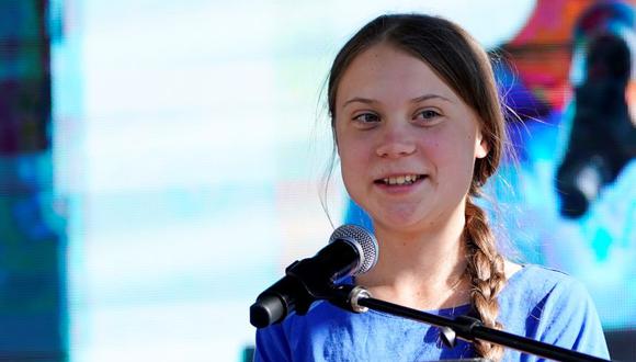 La activista sueca adolescente Greta Thunberg asiste a un mitin de acción climática en Los Ángeles, California. (Foto: Reuters).
