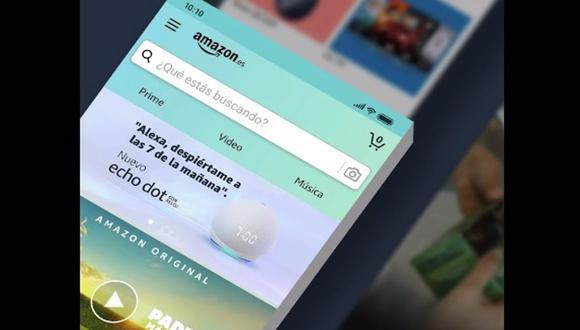 ¿Amazon copia a TikTok?: app de compras añade feed similar al de la red social. (Foto: Google)