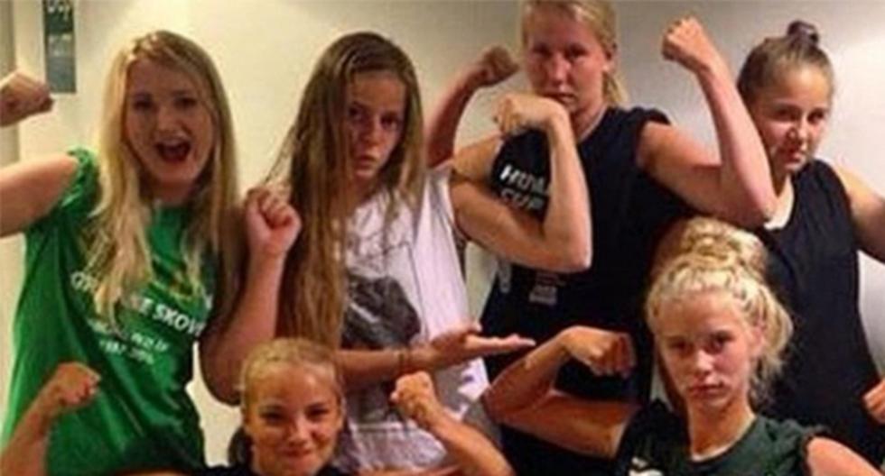 Frederiksberg IF saltó a la fama por la celebración de sus integrantes del equipo femenino de balonmano, quienes se tomaron una foto que se volvió viral en redes (Foto: marketingdelosdeportes.com)