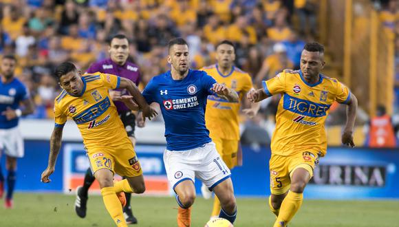 Cruz Azul se mide a Tigres UANL este sábado (7:00 p.m. EN VIVO ONLINE por Televisa Deportes), por la fecha 15 del campeonato. (Foto: EFE)