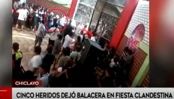 Los heridos cinco heridos permanecen internados en el hospital Regional de Lambayeque y Las Mercedes de Chiclayo | Foto: Captura de video América Noticias