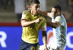 Argentina vs Colombia: James Rodríguez discutió con árbitro camino a vestuarios