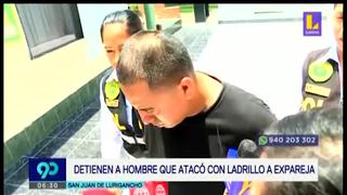 Intento de feminicidio en San Juan de Lurigancho: detienen a sujeto que agredió con ladrillo a su ex pareja | VIDEO