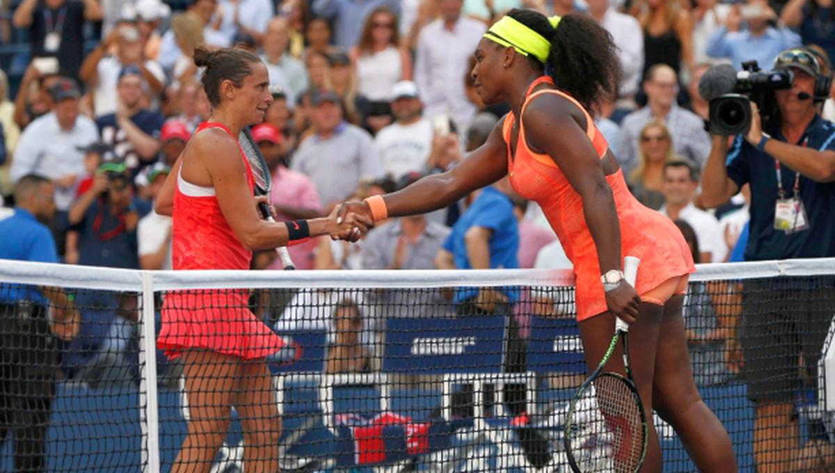 Golpe en el US Open: Vinci derrotó a Serena y jugará la final