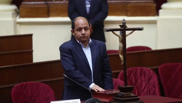 Salatiel Marrufo fue citado a la Comisión de Fiscalización del Congreso. Foto: GEC