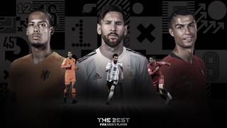 Cristiano Ronaldo, Lionel Messi y Virgil van Dijk son finalistas al premio The Best como mejor jugador