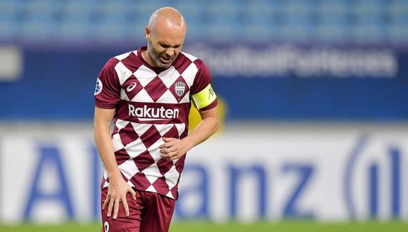 Andrés Iniesta, cuatro meses de baja tras ser operado de una rotura muscular. (Foto: EFE)