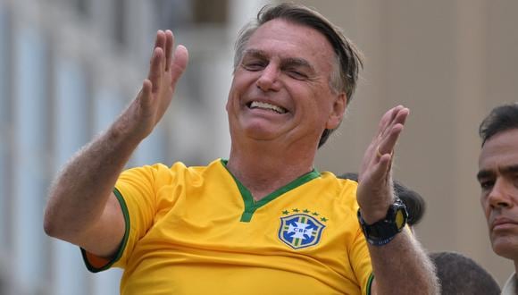 El expresidente brasileño Jair Bolsonaro. (Foto de NELSON ALMEIDA / AFP)