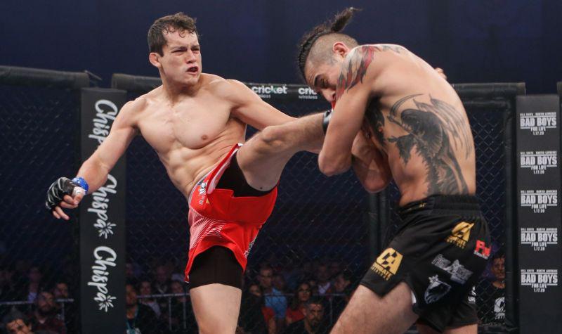 Esta fue la segunda victoria de Bandenay (izq.) en el 2019. (Foto: Scott Hirano/Combate Américas)