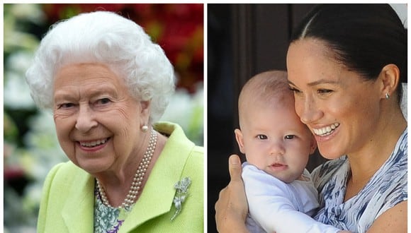 Le reina Isabel II le regaló una máquina para hacer waffles a su bisnieto Archie. El obsequio fue a petición de Meghan de Sussex. (Fotos: AFP)