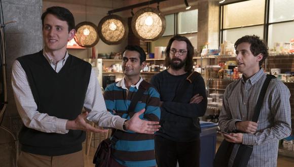 El elenco de "Silicon Valley" en la quinta temporada, que incluyó una referencia a los problemas de Facebook. (Foto: HBO)