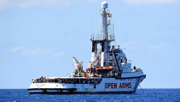 El Open Arms se declara en situación de necesidad y no garantiza seguridad. (Reuters).