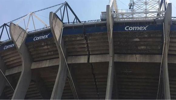 Terremoto en México: ¿Es cierto que se rajó el Estadio Azteca? (Foto: Captura)