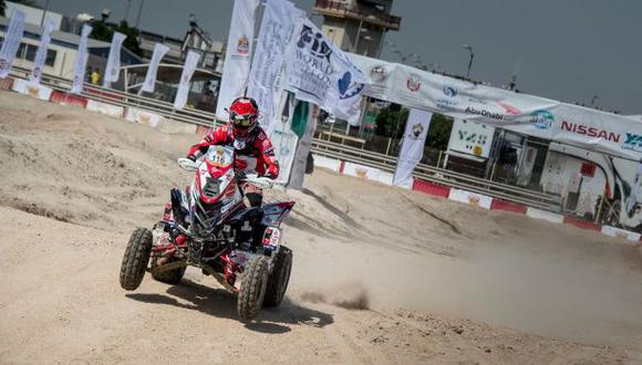 El peruano Alexis Hern&aacute;ndez cuenta con la experiencia del Dakar 2016 y ahora va por el Mundial de Quads. (Foto: Itea Photo)